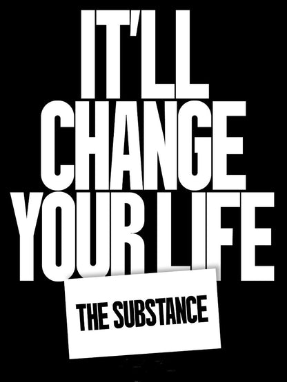 The Substance paper poster