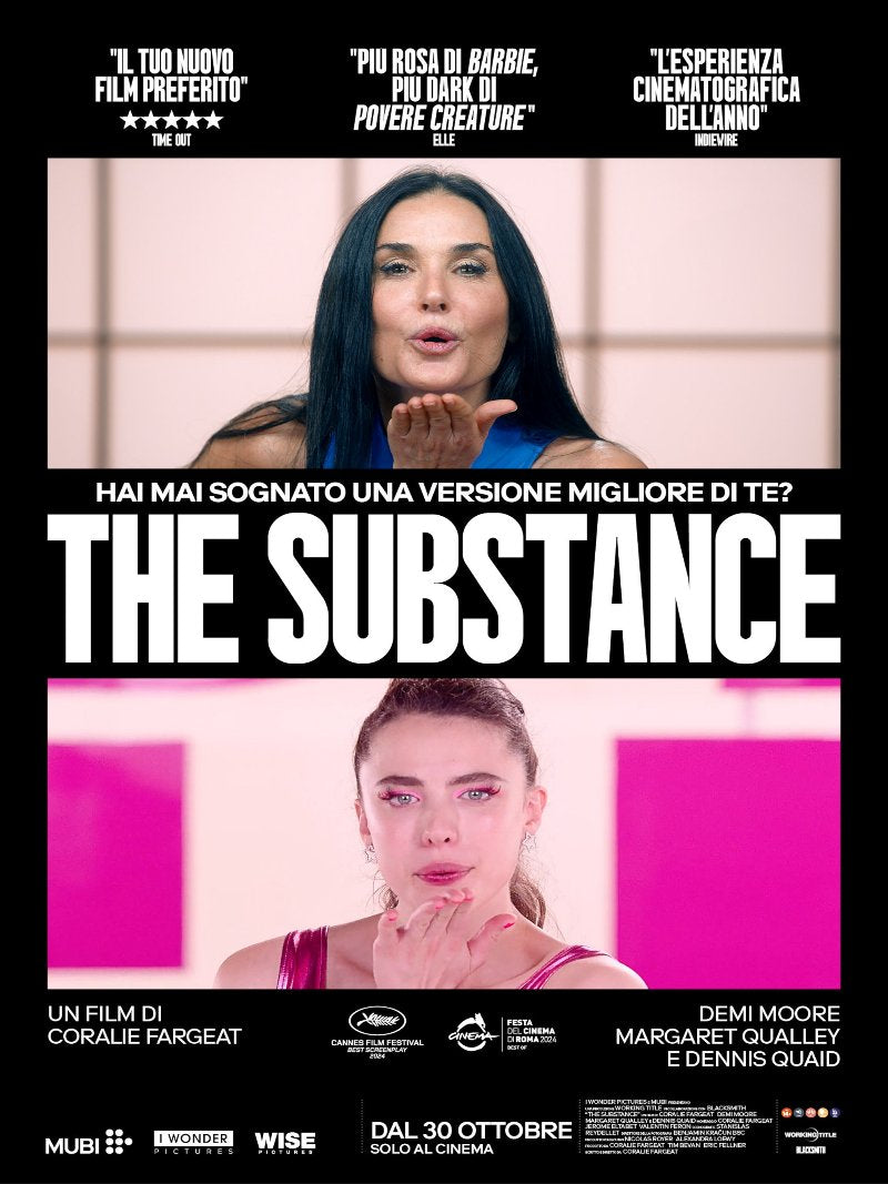 The Substance paper poster