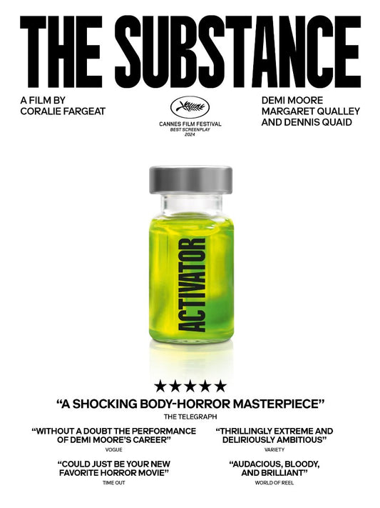 The Substance paper poster