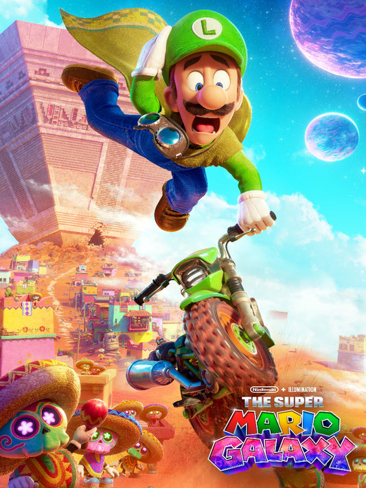 The Super Mario Galaxy paper poster