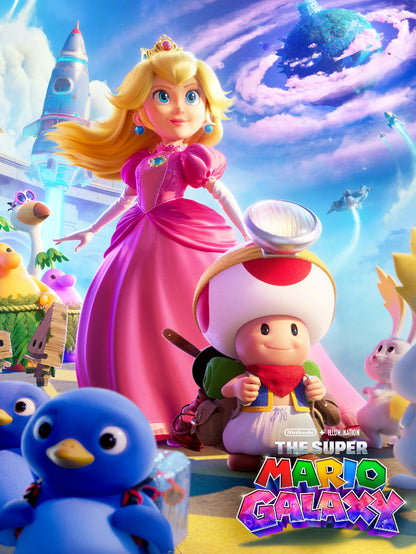 The Super Mario Galaxy paper poster