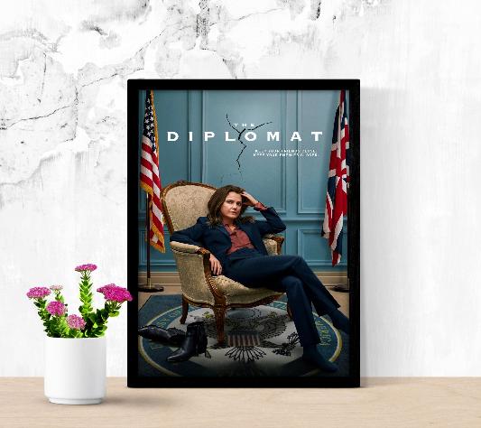 The Diplomat framed poster