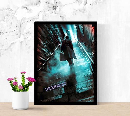 The Exorcist framed poster