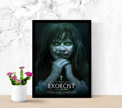 The Exorcist framed poster