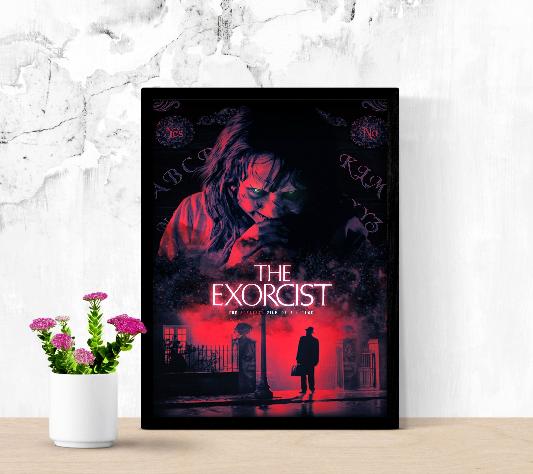 The Exorcist framed poster