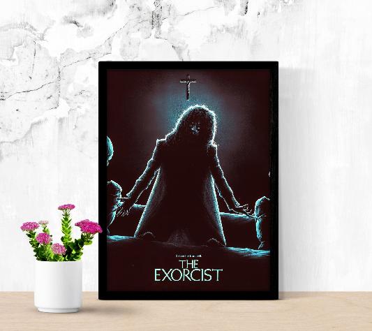 The Exorcist framed poster