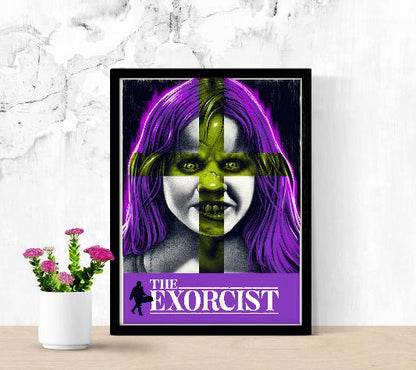 The Exorcist framed poster