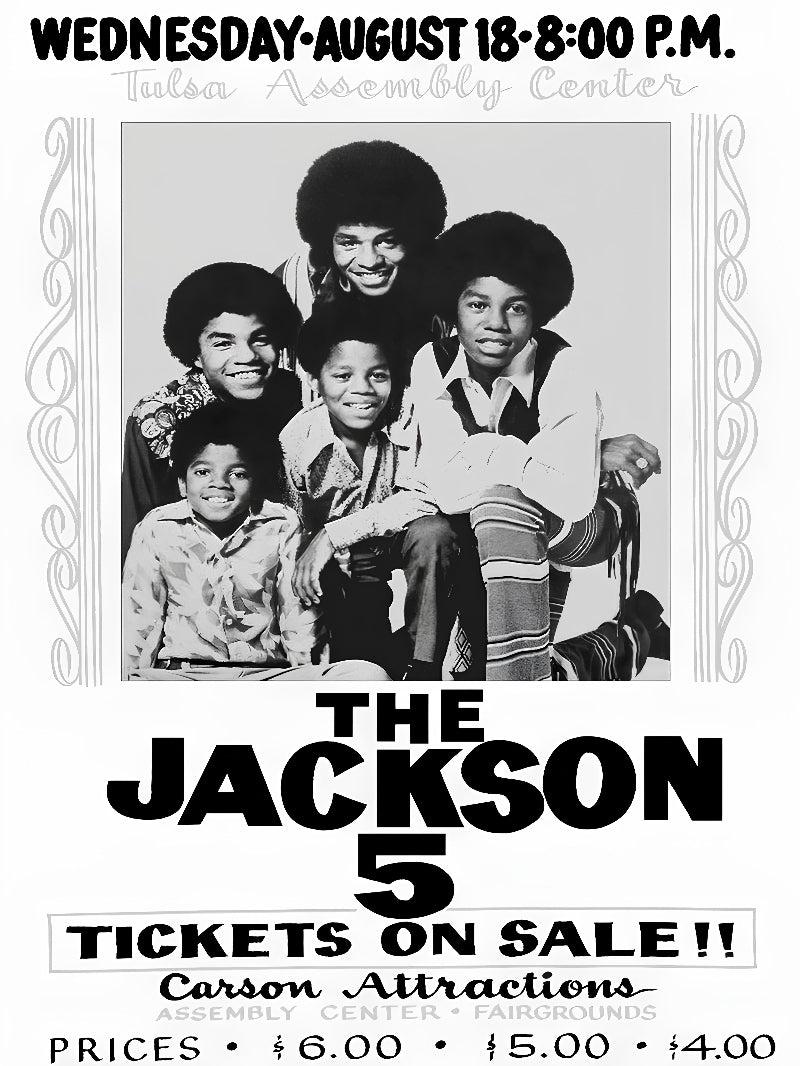 The Jackson 5 paper poster