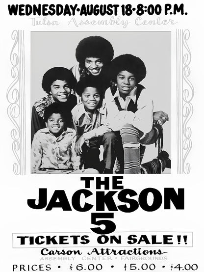 The Jackson 5 paper poster