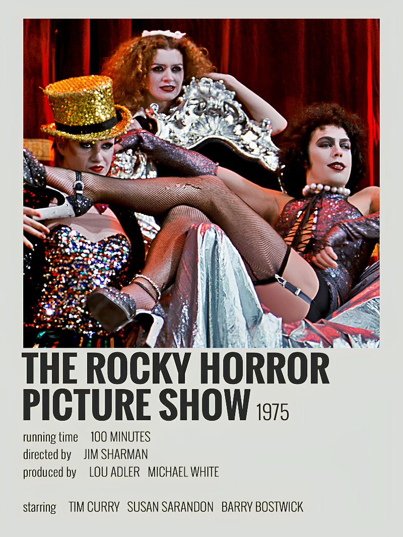 The Rocky Horror Picture Show minimalist paper poster