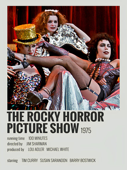 The Rocky Horror Picture Show minimalist paper poster