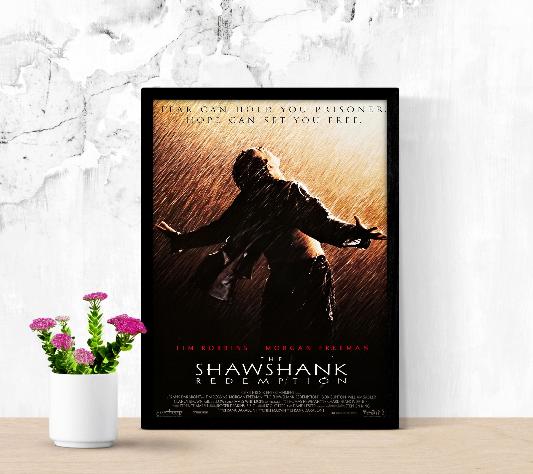 The Shawshank Redemption framed poster