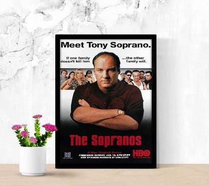 The Sopranos ramed poster