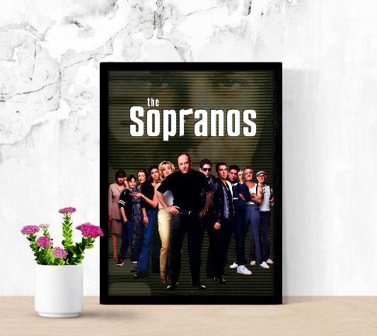 Soprano Sign The Sopranos framed poster