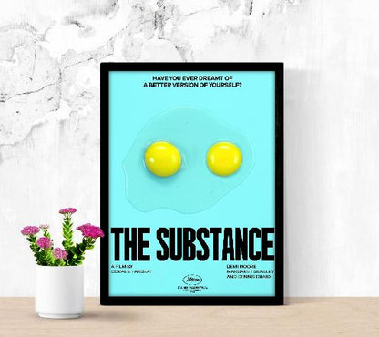 The Substance framed poster