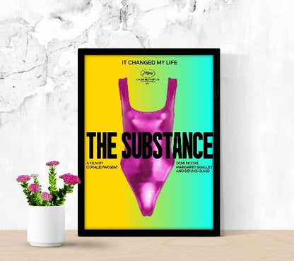 The Substance framed poster