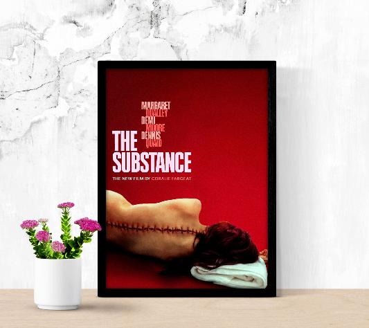 The Substance framed poster