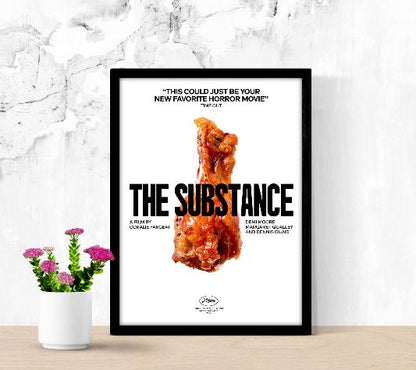 The Substance framed poster