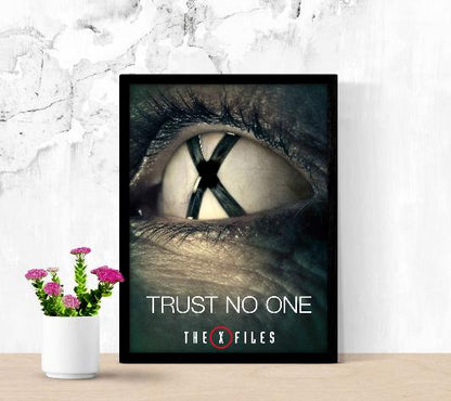 The X Files framed poster