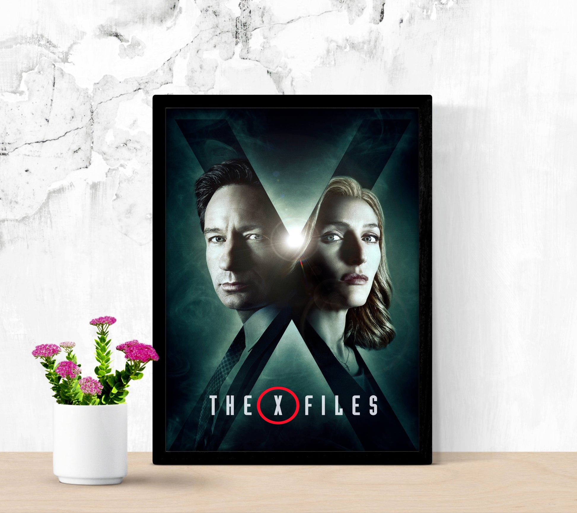 The X Files framed poster