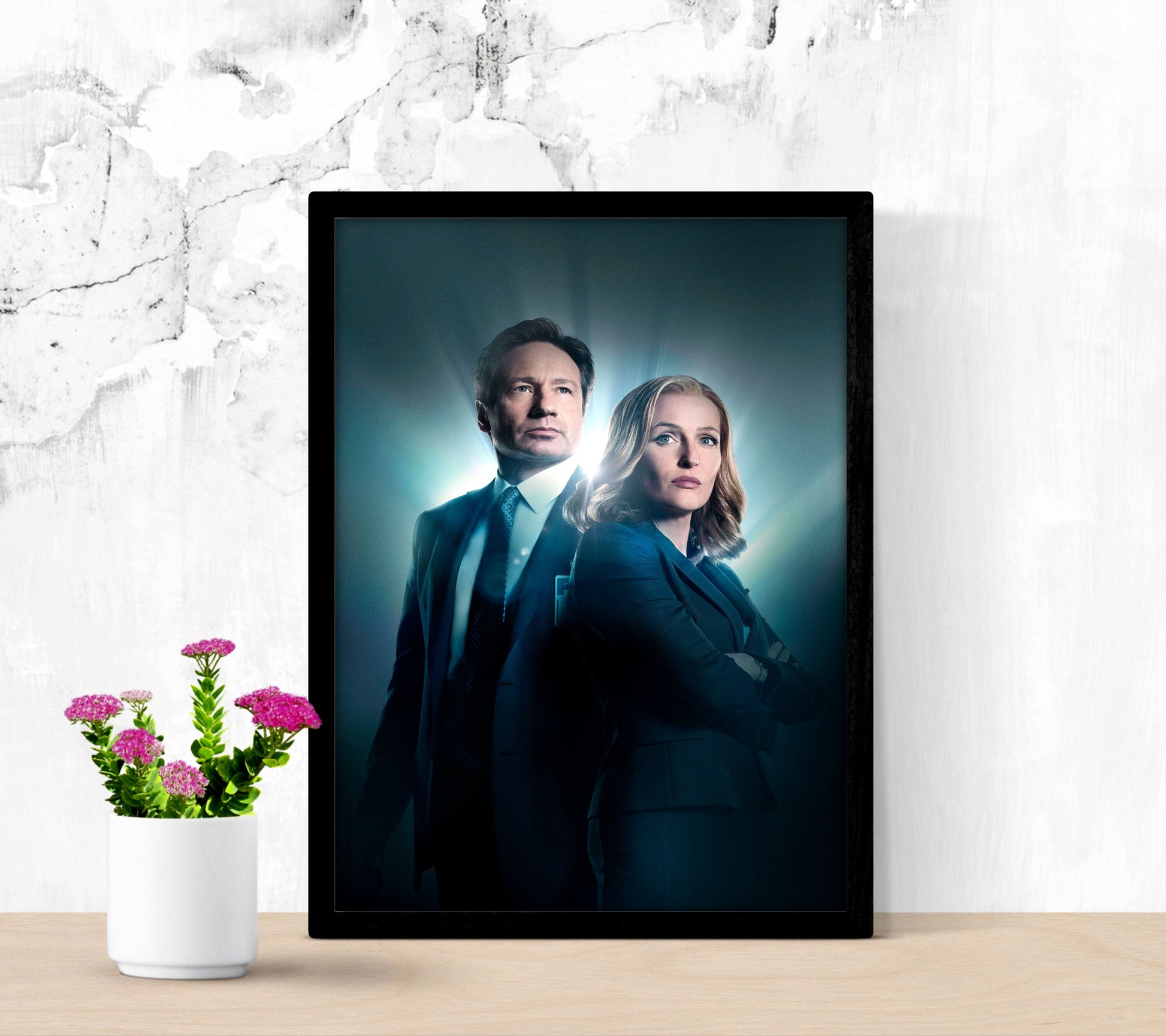 The X Files framed poster