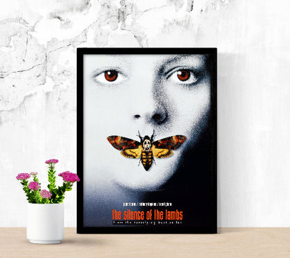 The Silence of The Lambs framed poster