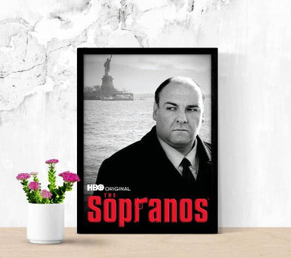 The Sopranos framed poster