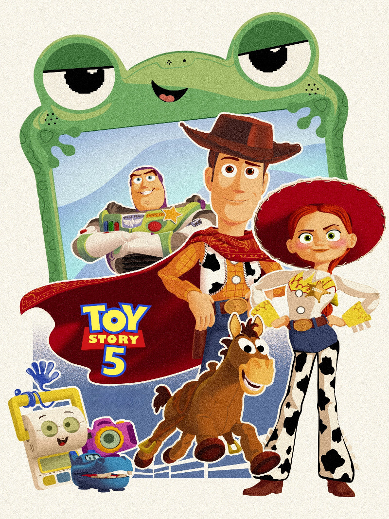 Toy Story 5 paper poster