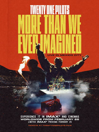 Twenty One Pilots More Than We Ever Imagined paper poster