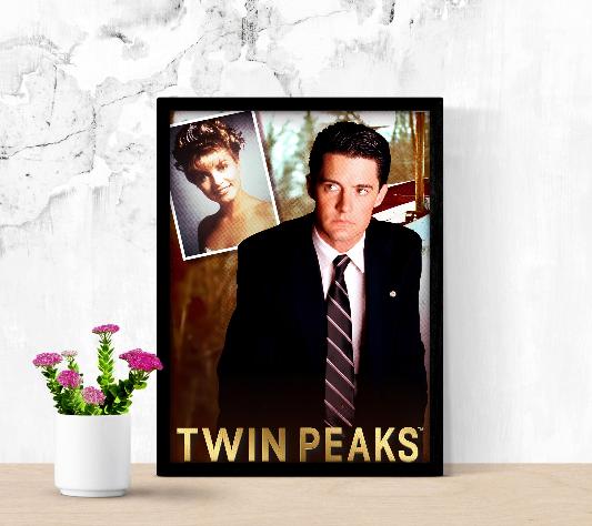 Twin Peaks framed poster