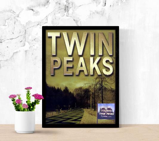 Twin Peaks framed poster