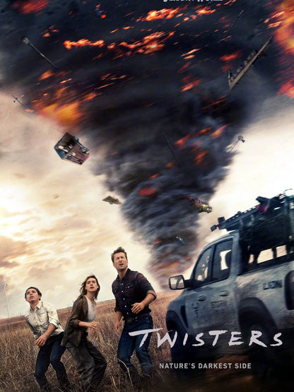 Twisters paper poster