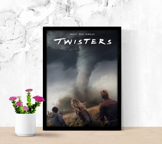 Twisters framed poster