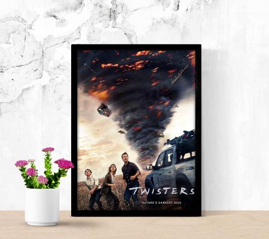 Twisters framed poster