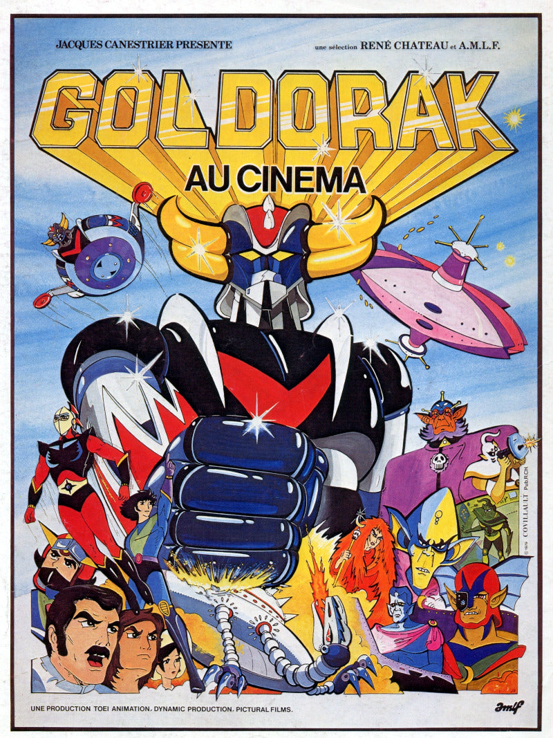 Goldorak paper poster