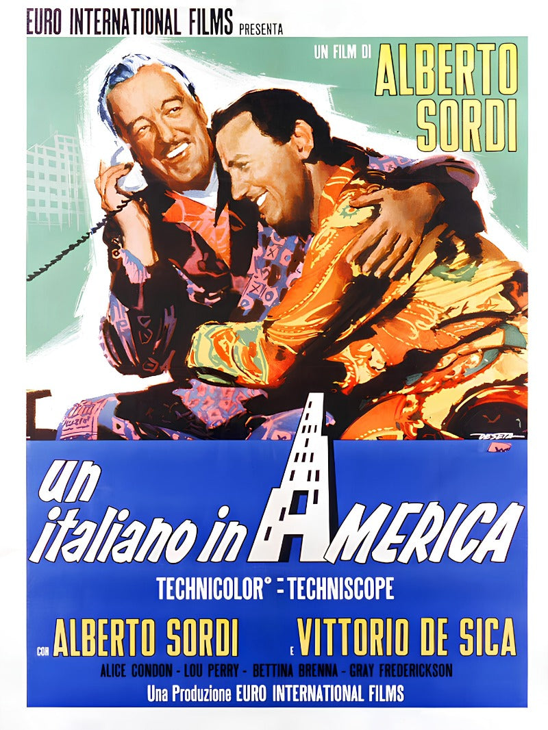 Un italiano in America - poster