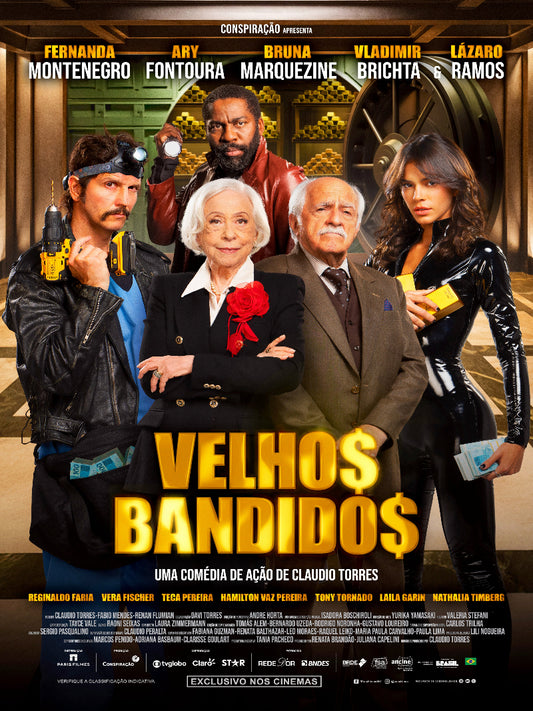 Velhos Bandidos paper poster