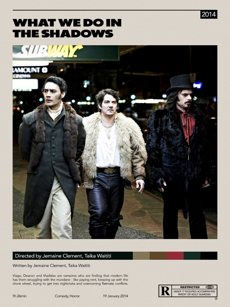 What We Do In The Shadows minimalist paper poster