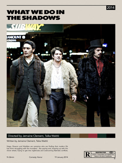 What We Do In The Shadows minimalist paper poster