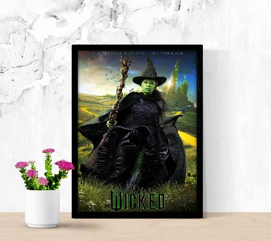 Wicked framed poster