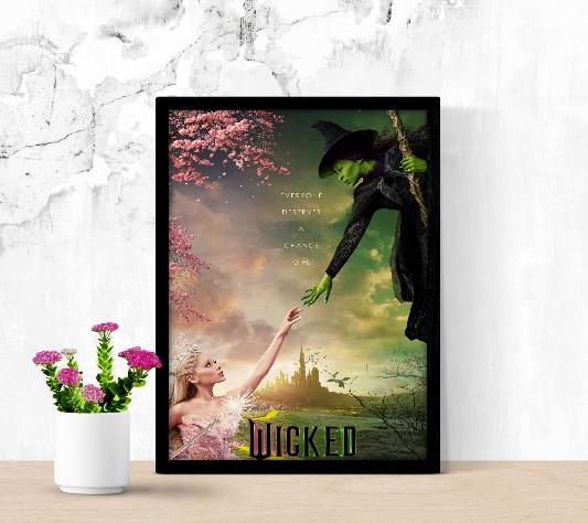 Wicked framed poster